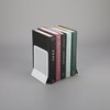 Artistic Urban Collection Punched Metal Bookends, White (ART20008WH)