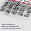Hex Socket Head Cap Screw Metric Thread Hexagon Allen Machine Bolt M2.5 M3 M4 M5 M6 M8 Metal Standard Fastener Hardware Assortment Kit Set 135Pcs 304 Stainless Steel M2.5-M8