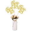 12 PCS Cheers to 18 Centerpiece Sticks Double Sided Glitter 18th Birthday Cake Toppers Number 18 Centerpieces Table Flower Topper Decorations for 18th Birthday Party Centerpiece Supplies Gold