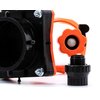 Camco Rhino Blaster Pro Camper/RV Tank Rinser | Features 45-Degree Angled Clear Elbow & Gate Valve | Includes Vacuum Breaker for Backflow Prevention & 4-Prong Bayonet Swivel Fitting (39086)