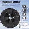 Garbage Disposal Splash Guards, 3 3/8" EPDM Rubber Drain Insert for InSinkErator Evolution Series 2023 Upgraded Rubber QCB-AM Sink Disposal Splash Guard（2-Pack）