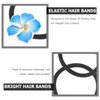 10pcs Elastic Hair Band for Girls Flower Elastic Hair Ties Elastic Hair Bands Widen Elastic Hair Ties Hair Accessories for Girls Small Hair Ties Elastic Hair Band for Ponytail
