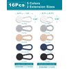 YUANHANG Pants Waist Button Extender: 16Pcs Button Extenders for Jeans - Women Men Pants Waist Extenders - Pants Waist Extension 1/1.3 Inches - 5 Colors Pant Waistband Expander