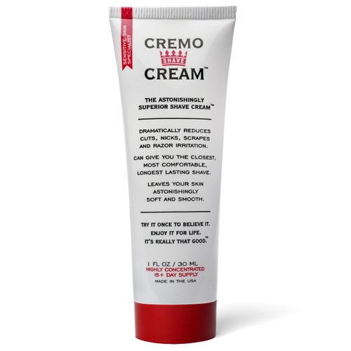 Cremo Original Shave Cream, Astonishingly Superior Smooth Shaving Cream Fights Nicks, Cuts And Razor Burn, 1 Ounce