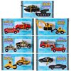 JOYIN 28 Packs Valentines Day Cards with DieCast City Vehicles Toys for Kids Valentine Party Favor, Classroom Exchange Prize and Gifts for Boys, Valentine’s Greeting Cards