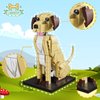 KAZI Dog Building Toy Set,Dogs Gift for Animal-Lovers,Ideas Labrador Dog,Building Set for Girls and Boys,Creative Buildable Toys for Kids 8 and Up,Halloween Party Favors