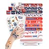 116PCS Baseball Party Favors 92PCS Tattoos 24PCS Slap Bracelets Wristbands, Sports Themed Birthday Party Supplies Decorations Tattoos Stickers Fans Cheerleaders Favors for Activity Prizes Rewards