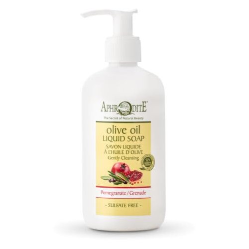 SEASATIONALS Aphrodite Pomegranate Olive Oil Liquid Hand Soap, Sulfate Free, 16 fl oz