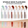 Easilydays Color Liquid Conceal Contour Foundation, Waterproof 8 Colors Cream Lightweight Liquid Concealer Contour Makeup for Concealing Blemishes, Brighten Dark Circles, Improves Uneven Skin Tone, 06
