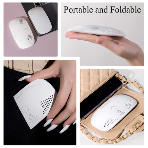 Beetles Uv Light for Nails Mini Nail Lamp Poly Nail Gel Curing Lamp Nail Gel Portable UV Led Nail Lamp Nail Light for Gel Top Coat Gel Nail Polish Manicure Tool DIY Nail Art