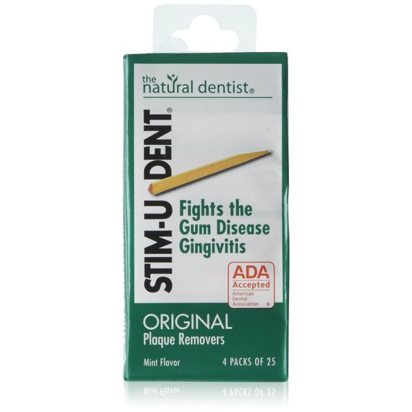 Stim-U-Dent Plaque Removers Mint 100 Each (Pack of 6)