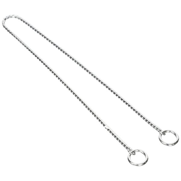 Guardian Gear X-Fine Chrome Snake-Chain Dog Collar, 18"