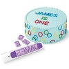 Wilton Cake Letter and Number Press Set, Use on Fondant or Buttercream Frosting, Ideal for Decorating Personalized Birthday Cakes, Includes 1 Holder, 2 Locks, and 85 Assorted Tiles, Purple
