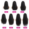 Brazilian Straight Human Hair Wigs (24inch) Natural Color Lace Front Wigs For Black Women Pre Plucked 13x1 T Part Lace Wig
