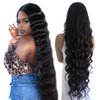 ADOIFAIR Body Wave Bundles 12A Grade Unprocessed Human Hair Bundles 26 Inch Long Body Wave Bundles Human Hair Extensions One Bundles Natural Color