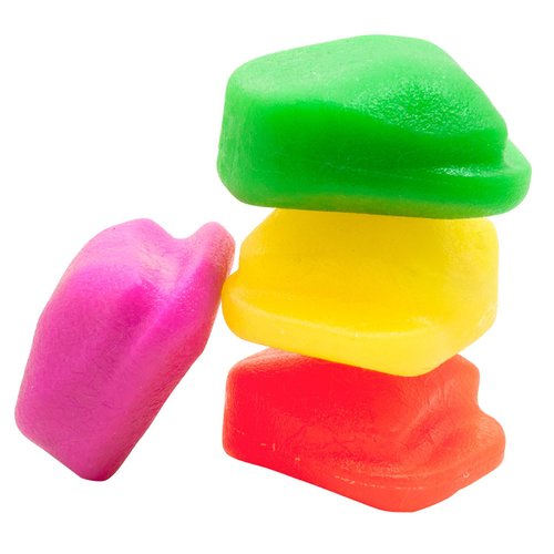 Ruff Dawg Rock Floating Rubber Dog Toy Assorted Neon Colors