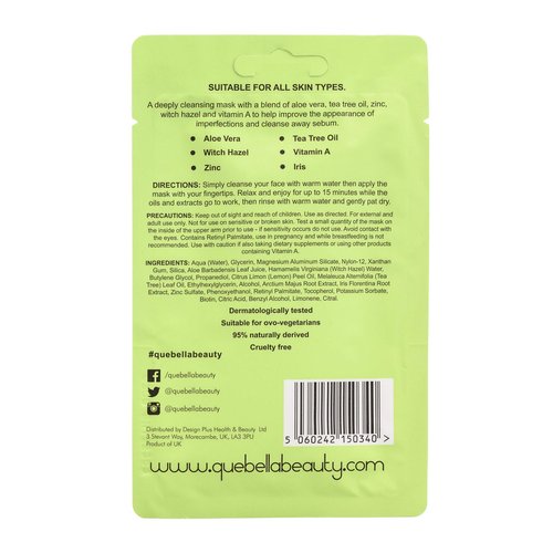 Que Bella Deep Cleansing Aloe Vera Face Mask