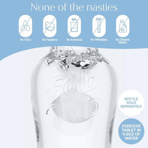 FABTAB Foaming Hand Soap Refill - Natural Hand Soap - Bathroom Hand Wash - Plant-Based - No Harsh Chemicals - Variety Scents - 12 Pack. Makes 12 x 11.9 fl oz (Bottle Not Included)