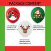 HADCKJA Christmas Balloons Christmas Party Supplies Christmas Red Reindeer White Santa Claus Green Latex Balloon for Christmas Party Decor Christmas Theme Birthday party Decorations 12Pcs