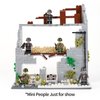 MOOXI WW2 Military War Building Block Set(671PCS). Military Building Block Set Can Freely Build Battle Scenes.