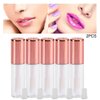 MAVIS LAVEN 10pcs 1.2ml Lip Gloss Tube DIY Small Lipstick Tube Cosmetic Container with Plug Refillable Lip Glaze Bottle for Travel Split Charging DIY Makeup