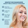 LIVFRESH Teeth Whitening Strips, Results in 14 Days, Cleans Teeth & Reduces Plaque, Enamel Safe, for Sensitive Teeth, Uses Coconut Oil & Hydrogen Peroxide, No Slip Teeth Whitener, 14 Treatments