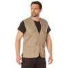 Rothco Men's Lightweight Professional CCW Concealed Carry Vest, Khaki, Medium
