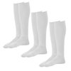 Ames Walker AW Style 121 Coolmax 8-15mmHg Mild Compression Knee High Socks (3-Pack) White Medium