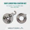 MoKitDora Dyna Softail Touring Easy Lever Pull Ramp Reduced Effort Clutch Kit for Harley 1987-up Big Twin & M8 Models