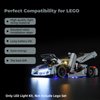 LED Light Kit Compatible with Lego Technic Koenigsegg Jesko Absolut Grey Hypercar, Lighting Set Compatible with Lego Technic 42173 Building Blocks Model (Lights Only, No Set)