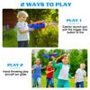 LJZJ 3 Pack Airplane Launcher Toys, 2 Flight Modes LED Foam Glider Catapult Plane, Outdoor Flying Toy for Kids, Birthday Gifts for Boy Girl 6+ Year Old, B-Day Party Supplies