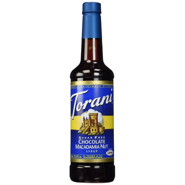 Torani Sugar Free Chocolate Macadamia Nut Syrup, 750 ml