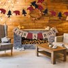 3 Pieces Lumberjack Baby Shower Banner Lumberjack Theme and It's a Boy Banner Garland Buffalo Plaid Woodland Animal Camping Banner for Baby Shower Kid Birthday Hunting Party Supplies Decoration