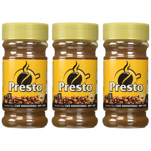 Cafe Presto Instant Coffee from Nicaragua - (150 gr) 4 Pack