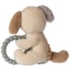 Mary Meyer Soft Baby Rattle with Soothing Teether Ring, Sparky Puppy