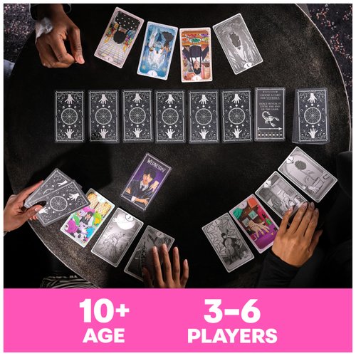 Spin Master Games, Wednesday Card Game, Premium Foil Cards from The Hit TV Series Wednesday, Family Game Night, Card Games for Ages 10+
