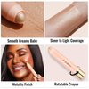 Oulac Face Highlighter Stick, Multi-use Cream Highlighter Makeup Stick, No Caking or Dragging, Metallic Finish, Vegan & Cruelty-Free, H3 Rosé