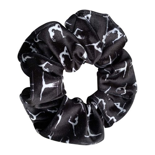 Gymnastics Scrunchie -Gymnastics Gift, Girls Gymnastics Hair Accessories- Gymnastics Premium Velvet Elastic Hair Band - Gift For Gymnast, Teams, Gymnastics Stuff for Teens, Girls