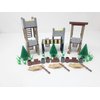 General Jim's Custom Battle Scene 2 Building Block Toy Playset 534 Piece Accessory Set Includes Buildings, Weapons, Barbwire and Much More - for Teens and Adults