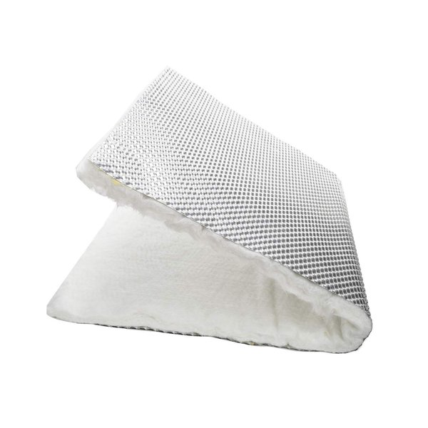 AC PERFORMANCE Reduce Radiant Heatshield Armor 2' Length x 1' Wide x 1/2" Thick Exhaust Pipe Multipurpose Heat Shield, Fiberglass Laminated Aluminum