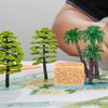 TOYANDONA 4pcs Dollhouse Haystack Miniature Haybales Faux Bale Micro Landscape Decoration Small Hay Bales Miniature Simulation Hayrick Hay Bale Cake Toppers Grass Bag Decoration Doll House