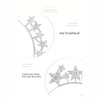 Star headband Star Bridal Wedding Crown Star Crown Star Rhinestone Tiara Birthday Tiaras Wedding Headbands Crystal Tiara for Women and Girls