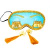 ComfortDecorHouse Audrey Hepburn Sleep Mask with Embroidery Eyelashes Holly Golightly Sleep Masks Breakfast at Tiffanys Eye Mask Sleeping Eye Masks Bridal Shower Favor Blue Felt Night Mask