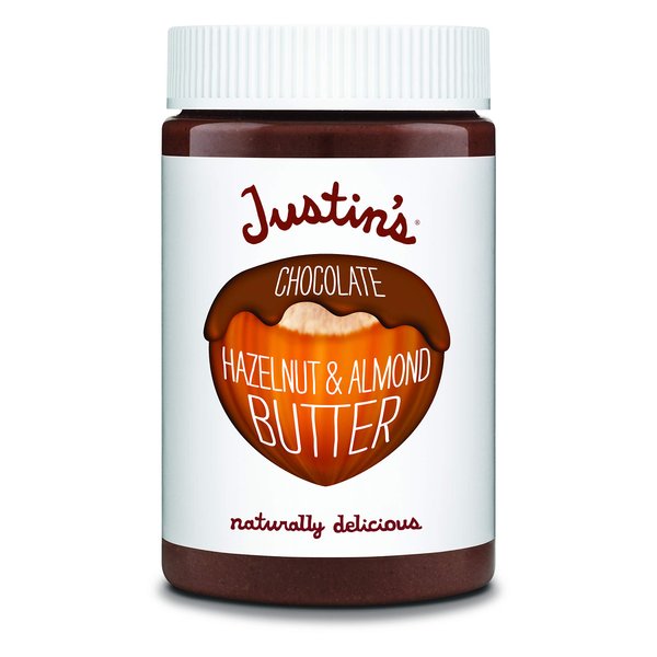 Justin's Chocolate Hazelnut and Almond Butter, Organic Cocoa, No Stir, Gluten-free, Responsibly Sourced, 16 Ounce (Pack of 1)