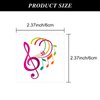 12 Sheets Music Note Temporary Tattoos Stickers for Kids, Piano Notes Theme Party Supplies Decorations, Music Birthday Baby Shower Party Favor, Goodie Bag Fillers School Reward Prize