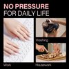 AILLSA Medium Almond Nail Tips Soft Gel Clear Nail Tips Preshaped Full Cover Nail Tips False Gelly Nail Tips for Nails Extension with Storage Box 216pcs 12 Sizes