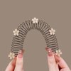 1Pc Stretchable Invisible Flower Hair Clips- U Shape Hair Finishing Fixer Comb| Stretchable Hair Pin, Cute Invisible Hair Holder| U Pin Hair Clips, Hair Styling Tools