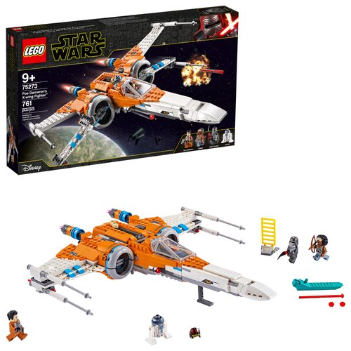 LEGO Star Wars Poe Dameron's X-Wing Fighter 75273 Building Kit, Cool Construction Toy for Kids (761 Pieces)