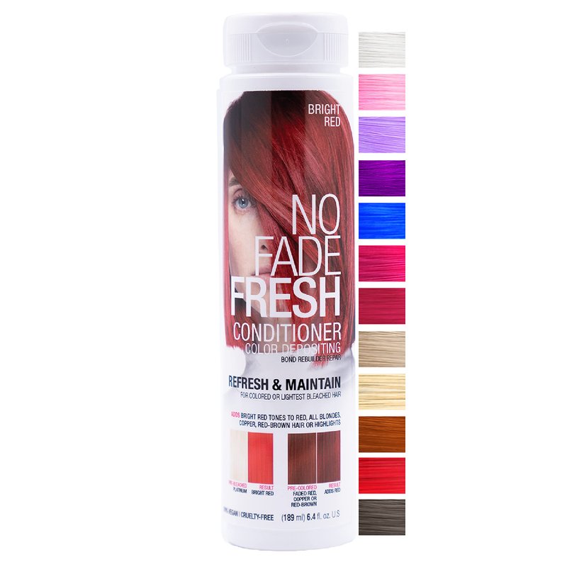 Red Color Depositing Conditioner - Semi Permanent Hair Color with ...