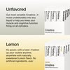Momentous Creatine Lemon Monohydrate Powder Packets - Creapure® Creatine Powder Supports Strength, Lean Muscle, & Recovery for Men & Women - NSF Certified for Sport® - 6.49 g per Serving, 15 Servings